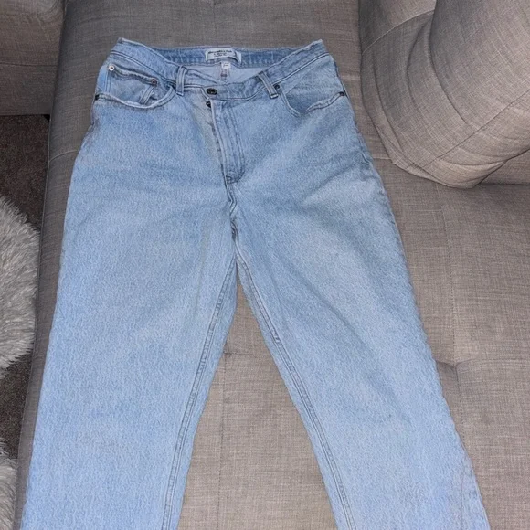 Abercrombie & Fitch Curve Love 90’s Straight Ultra High Rise - size 8R - Picture 2 of 5
